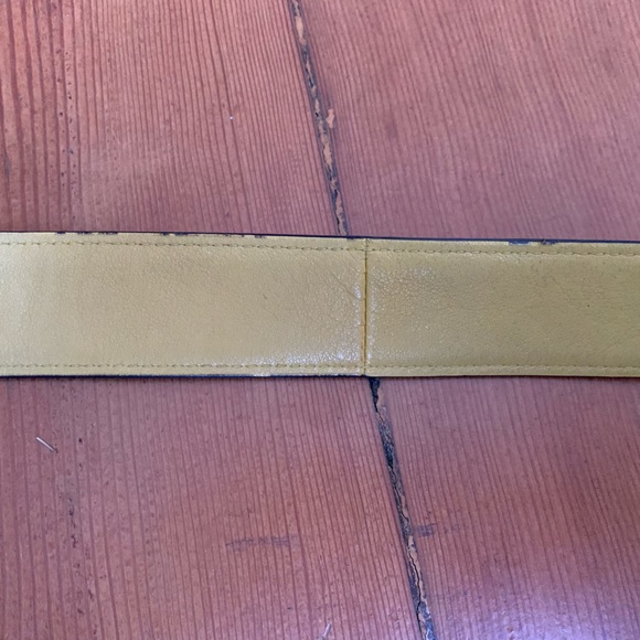 Coach Yellow Shoulder Bag with Tassel - Picture 8 of 8